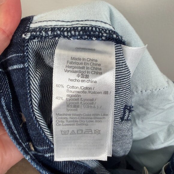 Madewell The Perfect Vintage Wide-Leg Jean in Windowpane Size 29 Retro Denim - Picture 11 of 12